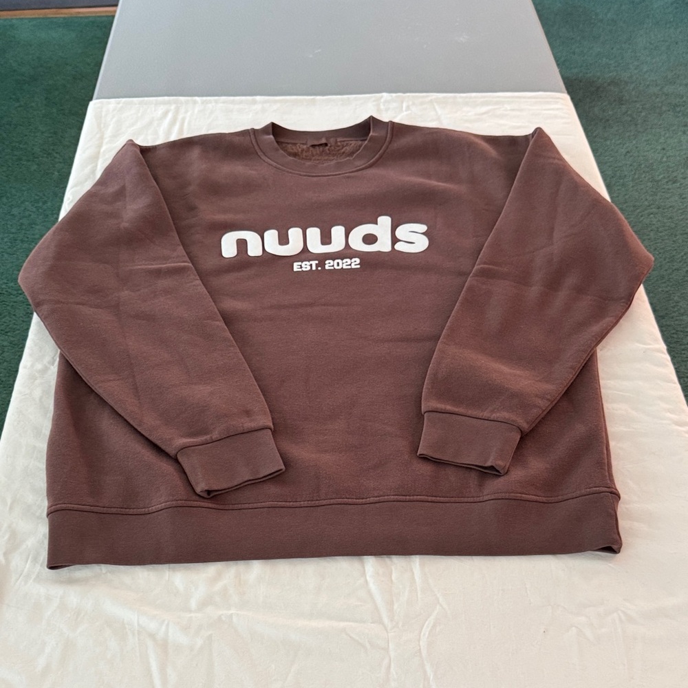 Nuuds Chocolate Crewneck Women’s Sweatshirt